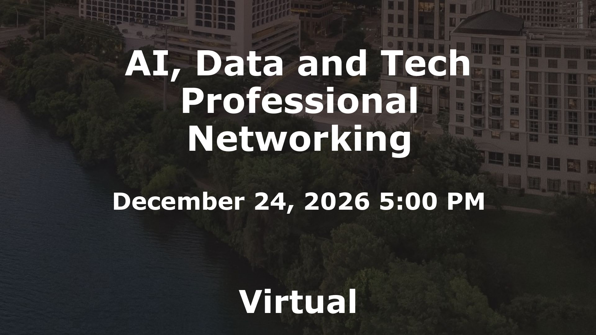 AI, Data and Tech Professional Networking event image
